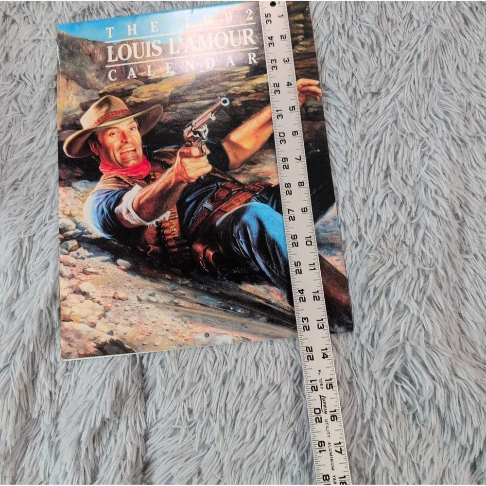 1992 Louis L'Amour Calendar Western Art- Cowboy Life New old Stock